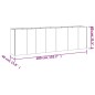 vidaXL Jardinera acero corten 280x40x80 cm vidaXL Jardinera acero corten 280x40x80 cm