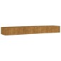 vidaXL Jardinera acero corten 360x80x40 cm vidaXL Jardinera acero corten 360x80x40 cm