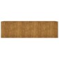 vidaXL Jardinera acero corten 280x80x80 cm vidaXL Jardinera acero corten 280x80x80 cm