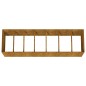 vidaXL Jardinera acero corten 280x80x80 cm vidaXL Jardinera acero corten 280x80x80 cm