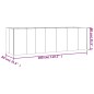vidaXL Jardinera acero corten 280x80x80 cm vidaXL Jardinera acero corten 280x80x80 cm