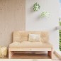 vidaXL Sofá central madera maciza de pino 120x80 cm vidaXL Sofá central madera maciza de pino 120x80 cm