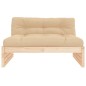 vidaXL Sofá central madera maciza de pino 120x80 cm vidaXL Sofá central madera maciza de pino 120x80 cm