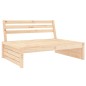 vidaXL Sofá central madera maciza de pino 120x80 cm vidaXL Sofá central madera maciza de pino 120x80 cm