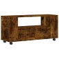 vidaXL Mueble para TV madera de ingeniería roble ahumado 102x34,5x43cm