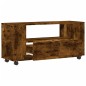 vidaXL Mueble para TV madera de ingeniería roble ahumado 102x34,5x43cm