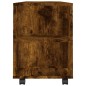 vidaXL Mueble para TV madera de ingeniería roble ahumado 102x34,5x43cm