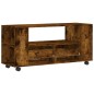 vidaXL Mueble para TV madera de ingeniería roble ahumado 102x34,5x43cm