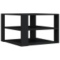 vidaXL Mesa de centro madera de ingeniería negro 59,5x59,5x40 cm