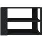 vidaXL Mesa de centro madera de ingeniería negro 59,5x59,5x40 cm