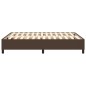 vidaXL Estructura de cama box spring cuero sintético marrón 140x190 cm vidaXL Estructura de cama box spring cuero sintético marrón 140x190 cm