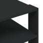 vidaXL Mesa de centro madera de ingeniería negro 59,5x59,5x40 cm