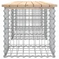 vidaXL Banco de jardín diseño gaviones madera maciza pino 203x44x42 cm vidaXL Banco de jardín diseño gaviones madera maciza pino 203x44x42 cm