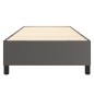 vidaXL Estructura de cama box spring cuero sintético gris 90x200 cm vidaXL Estructura de cama box spring cuero sintético gris 90x200 cm