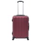 vidaXL Juego de maletas rígidas ruedas trolley 3 pzas rojo tinto ABS vidaXL Juego de maletas rígidas ruedas trolley 3 pzas rojo tinto ABS