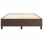 vidaXL Estructura de cama box spring cuero sintético marrón 140x200 cm vidaXL Estructura de cama box spring cuero sintético marrón 140x200 cm