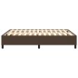 vidaXL Estructura de cama box spring cuero sintético marrón 140x200 cm vidaXL Estructura de cama box spring cuero sintético marrón 140x200 cm