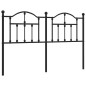 vidaXL Cabecero de metal negro 135 cm vidaXL Cabecero de metal negro 135 cm