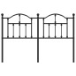 vidaXL Cabecero de metal negro 135 cm vidaXL Cabecero de metal negro 135 cm