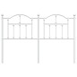 vidaXL Cabecero de metal blanco 135 cm vidaXL Cabecero de metal blanco 135 cm