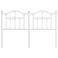 vidaXL Cabecero de metal blanco 150 cm vidaXL Cabecero de metal blanco 150 cm