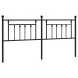 vidaXL Cabecero de metal negro 193 cm vidaXL Cabecero de metal negro 193 cm