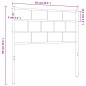 vidaXL Cabecero de metal blanco 80 cm vidaXL Cabecero de metal blanco 80 cm