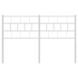 vidaXL Cabecero de metal blanco 135 cm