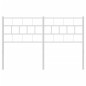 vidaXL Cabecero de metal blanco 150 cm vidaXL Cabecero de metal blanco 150 cm