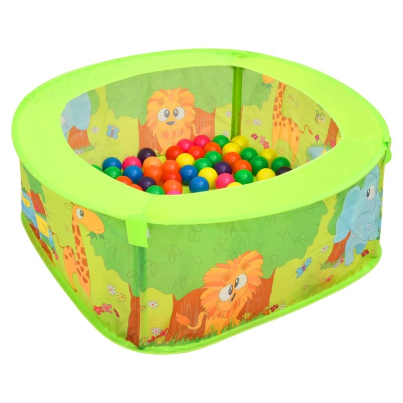 vidaXL Piscina de bolas con 50 bolas para niños 75x75x32 cm vidaXL Piscina de bolas con 50 bolas para niños 75x75x32 cm