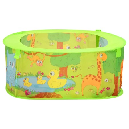 vidaXL Piscina de bolas con 50 bolas para niños 75x75x32 cm