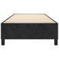 vidaXL Estructura de cama box spring terciopelo negro 90x190 cm