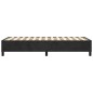 vidaXL Estructura de cama box spring terciopelo negro 90x190 cm