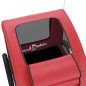 vidaXL Remolque de bicicleta mascotas hierro tela Oxford rojo vidaXL Remolque de bicicleta mascotas hierro tela Oxford rojo