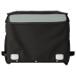 vidaXL Remolque para bicicleta hierro negro y gris 30 kg vidaXL Remolque para bicicleta hierro negro y gris 30 kg