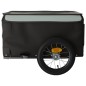 vidaXL Remolque para bicicleta hierro negro y gris 30 kg vidaXL Remolque para bicicleta hierro negro y gris 30 kg