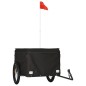vidaXL Remolque para bicicleta hierro negro 45 kg vidaXL Remolque para bicicleta hierro negro 45 kg