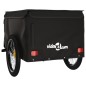 vidaXL Remolque para bicicleta hierro negro 45 kg vidaXL Remolque para bicicleta hierro negro 45 kg