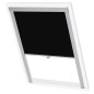 vidaXL Persiana opaca enrollable negra C02 vidaXL Persiana opaca enrollable negra C02
