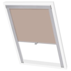 vidaXL Persiana opaca enrollable beige PK08