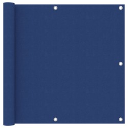 vidaXL Toldo para balcón de tela oxford azul 90x600 cm