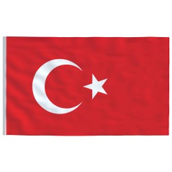 vidaXL Bandera de Turquía 90x150 cm