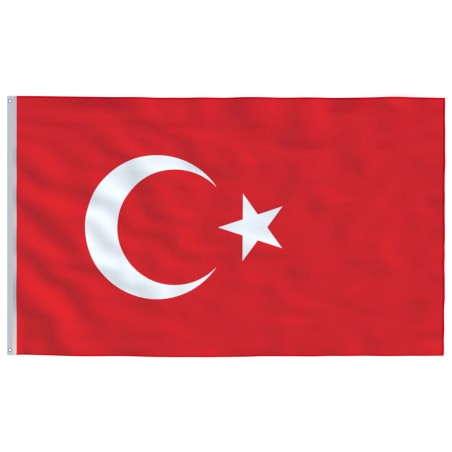 vidaXL Bandera de Turquía 90x150 cm