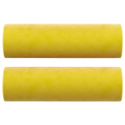 vidaXL Cojines decorativos 2 uds terciopelo amarillo 15x50 cm