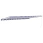 vidaXL Toldo retráctil aluminio y tela azul y blanco 5x3 m vidaXL Toldo retráctil aluminio y tela azul y blanco 5x3 m
