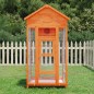 vidaXL Casita para pájaros madera maciza pino marrón 91,5x53x170 cm vidaXL Casita para pájaros madera maciza pino marrón 91,5x53x170 cm