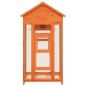 vidaXL Casita para pájaros madera maciza pino marrón 91,5x53x170 cm vidaXL Casita para pájaros madera maciza pino marrón 91,5x53x170 cm