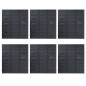 vidaXL Kit de cajas de almacenaje 96 pzas paneles de pared azul negro vidaXL Kit de cajas de almacenaje 96 pzas paneles de pared azul negro