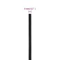 vidaXL Cuerda de barco polipropileno negro intenso 6 mm 100 m vidaXL Cuerda de barco polipropileno negro intenso 6 mm 100 m