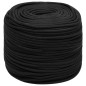 vidaXL Cuerda de barco polipropileno negro intenso 10 mm 250 m vidaXL Cuerda de barco polipropileno negro intenso 10 mm 250 m